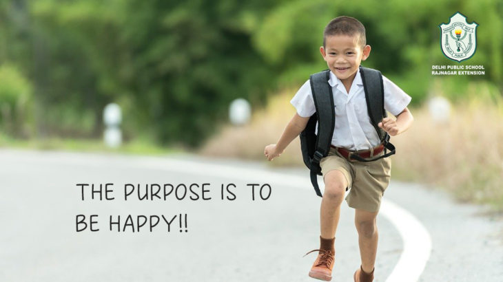 The purpose of our lives is to be happy.